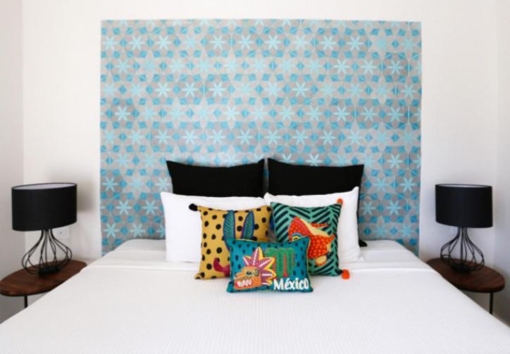 Casa Chukum Ξενοδοχείο Bacalar Εξωτερικό φωτογραφία A bed with cushions
